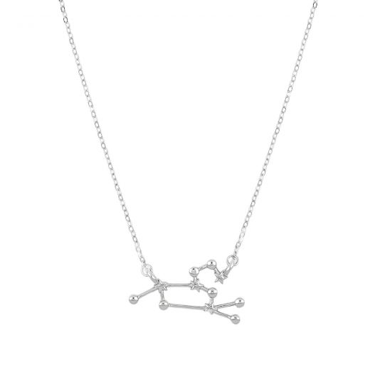 925 Sterling Silver necklace zodiac constellation of Leo