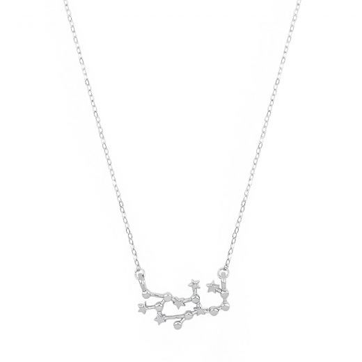 925 Sterling Silver necklace zodiac constellation of Virgo