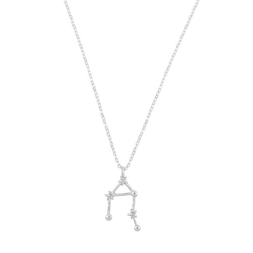 925 Sterling Silver necklace zodiac constellation of Libra