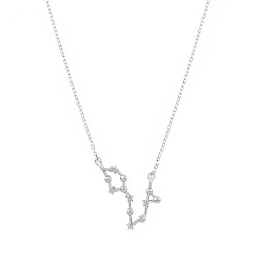 925 Sterling Silver necklace zodiac constellation of Pisces