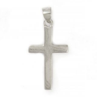Σταυρός ασημένιος επιροδιωμένος 30x14 mm Σταυρός ασημένιος επιροδιωμένος 30x14 mm