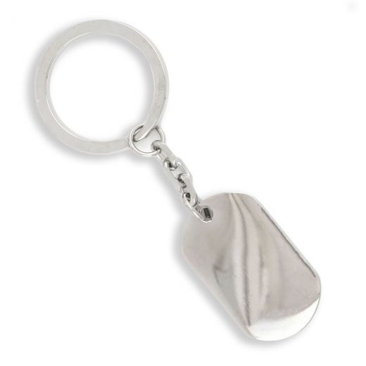Keychain plate made of stainless steel ideal for engraving