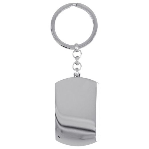 Μπρελόκ πλακέτα από ανοξείδωτο ατσάλι, ιδανικό για να χαράξεις