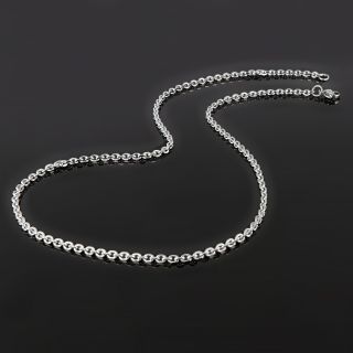 Chain necklace made of stainless steel link by link - 