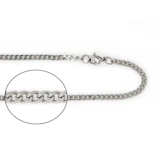 Modern chain necklace made of stainless steel for men and women
