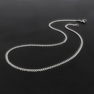 Modern chain necklace made of stainless steel for men and women - 