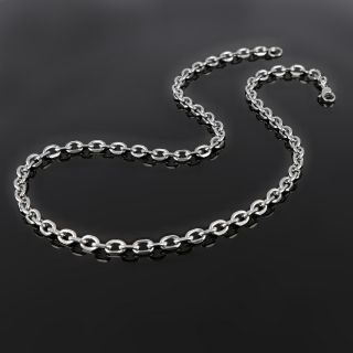 Chain necklace (link by link) made of stainless steel - 