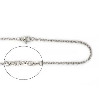 Unisex αλυσίδα λαιμού ατσάλινη 1,7mm Unisex αλυσίδα λαιμού ατσάλινη 1,7mm