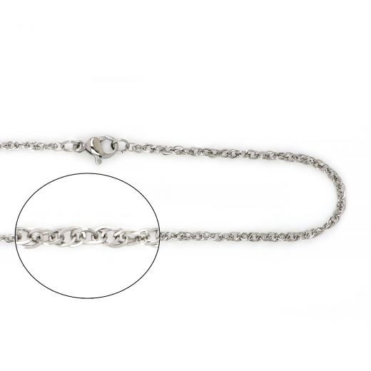 Chain necklace made of stainless steel simple and unpretentious