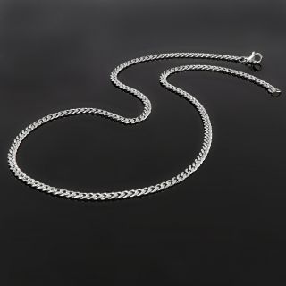 Chain necklace made of stainless steel (Gourmet) - 