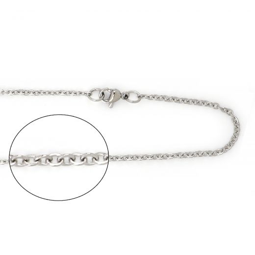 Chain necklace made of stainless steel suitable for every pendant