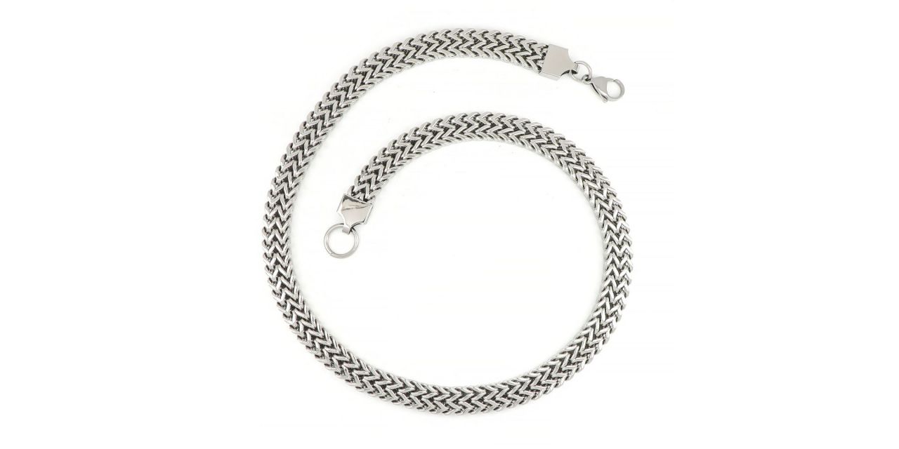 Men's steel chain 12 mm Asimetrico.gr