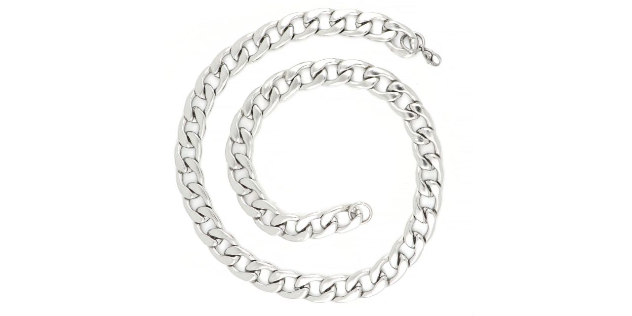 Men's steel chain 15 mm Asimetrico.gr