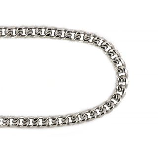 Chain necklace made of stainless steel width 10 mm and length 60 cm - 