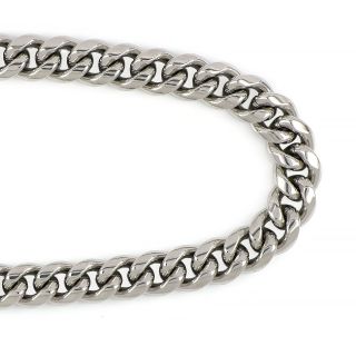 Chain necklace made of stainless steel width 10 mm and length 60 cm AL22124 - 