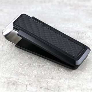 Money clips made of stainless steel and black carbon fiber - 