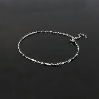 Anklet made of stainless steel gorgeous chain - 