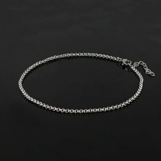 Stainless steel chain anklet BP12042 - 