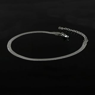 Stainless steel anklet snake type 4mm - 