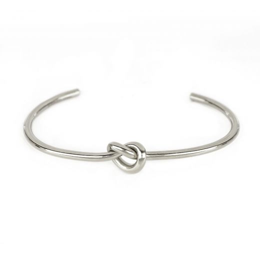 Bangles made of stainless steel knot