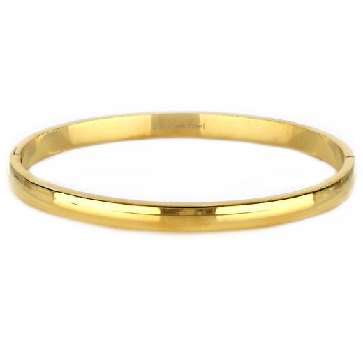 Bangles made of stainless steel gold plated
