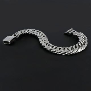 Bracelet made of stainless steel chain gourmet - 