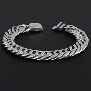 Bracelet made of stainless steel chain gourmet - 