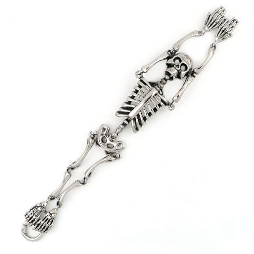 Bracelet made of stainless steel skeleton