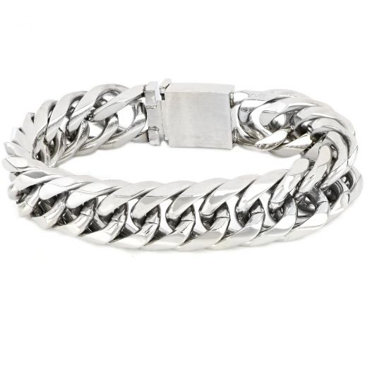 Men's stainless steel bracelet thickness 17mm
