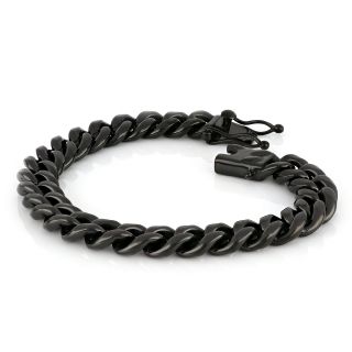 Men's stainless steel black bracelet BR22219-04 - 