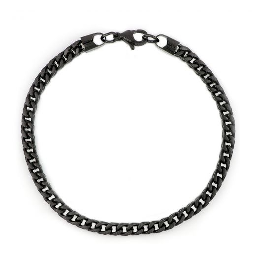 Men's stainless steel black bracelet BR22225-04