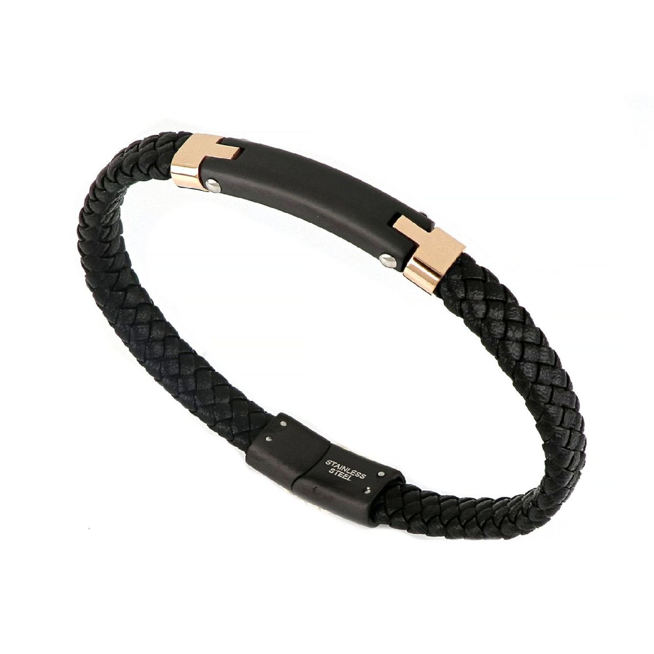 Amazon.com: Thin Men Bracelet, Gift for Boyfriend, Black Leather Bracelet  Mens Bracelet, Gold Bead Bracelet for men, leather cord bracelet, Mens  Jewelry, Birthday Mens Gift Idea, 3 beads leather bracelet : Handmade