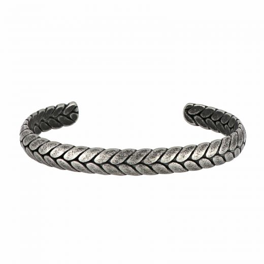 Bracelet open cuff silver 