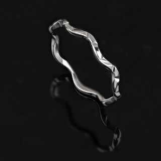Δαχτυλίδι από ανοξείδωτο ατσάλι DA12012-01 - 
