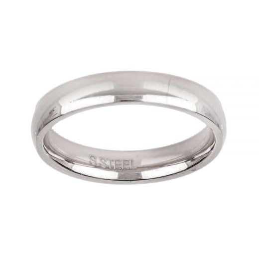 Stainless steel wedding ring 4mm