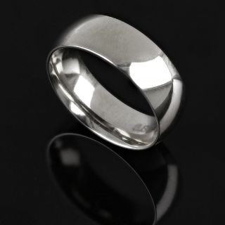 Stainless steel wedding ring 6 mm | Asimetrico.gr