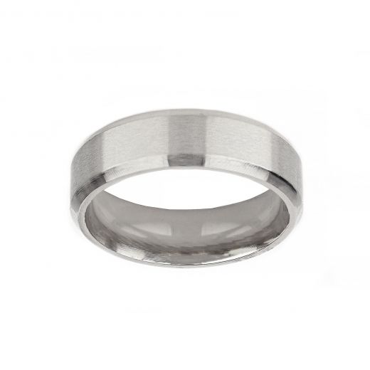 Stainless steel wedding ring 6mm DA12030-01