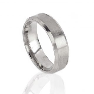 Stainless steel wedding ring 6mm DA12030-01 - 