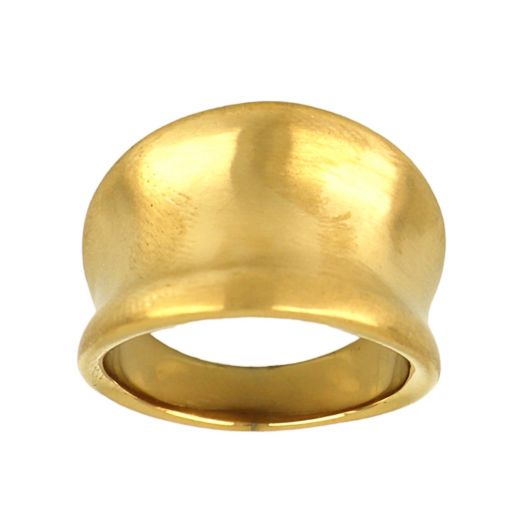 Stainless Steel Ring gold plated