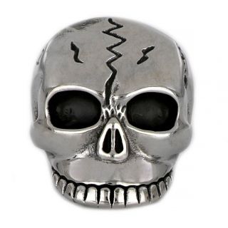Skull ring made of stainless steel - 