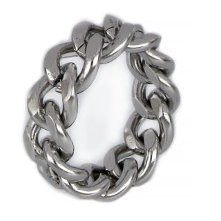 Ανδρικό δαχτυλίδι ατσάλινο αλυσίδα