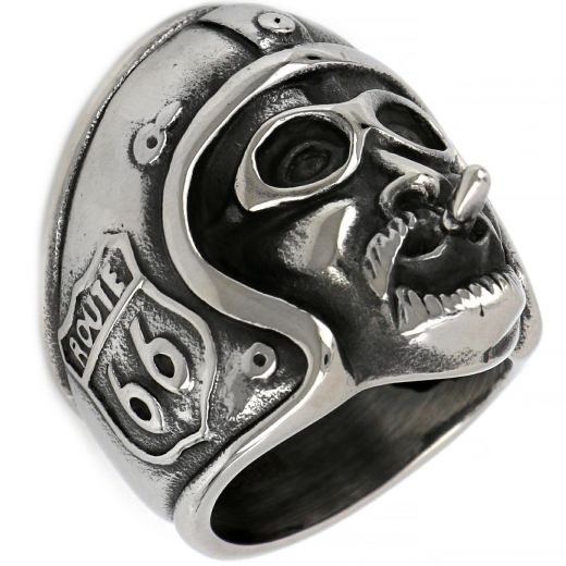 EASY RIDER stainless steel skull ring
