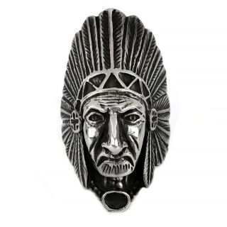 Stainless steel ring American Indian - 