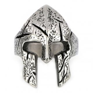 Stainless steel ring Helmet - 