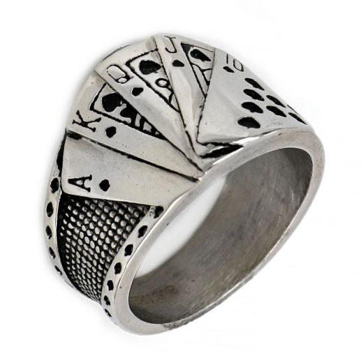 Stainless steel ring. ROYAL FLUSH!