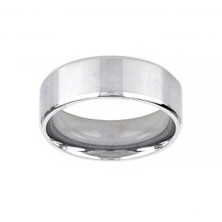 Men's stainless steel wedding ring 8mm DA22156-01 - 