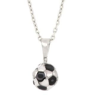 Pendant made of stainless steel with soccer ball chain Pendant made of stainless steel with soccer ball chain