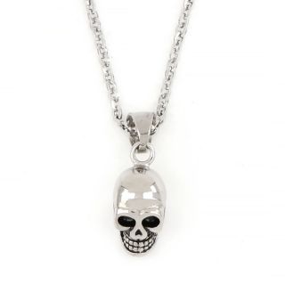 Pendant made of stainless steel with skull chain. Pendant made of stainless steel with skull chain.