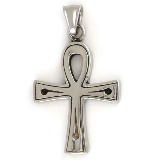 Egyptian cross pendant made of stainless steel.