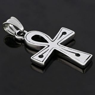 Egyptian cross pendant made of stainless steel. - 